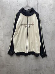 DIESEL ディーゼル コットン100％ 刺繍ロゴ ワッペン ジャージ トラック ジャケットY2K ストリート sizeF/黒ｘベージュ ■◇ レディースのサムネイル
