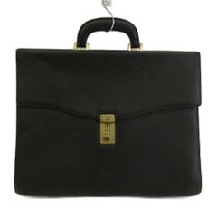 dunhill ビジネスバッグ ダイヤルロック式 レザー ブラック - メルカリ
