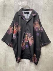 axes femme REZEN 彼岸花 和風デザイン 和袖 シャツ ローズ - メルカリ