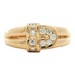美品】CARTIER / カルティエ 2C ロゴ ダイヤモンド 56〜57号 - メルカリ