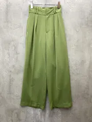 HARE ハレ 2タック ワイド トラウザー パンツ sizeF/グリーン ■◇ レディース