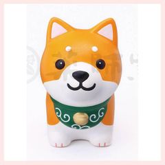 E-4 伝統工芸 博多人形 柴犬 豆柴 愛犬人形 置物 オブジェ 工芸品 