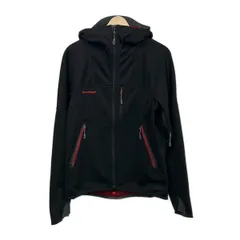 MAMMUT(マムート) ブルゾン サイズasia L メンズ美品  - 黒×レッド 長袖/春/秋のサムネイル