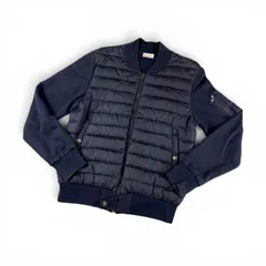 モンクレール　MONCLER マグリアワッペン　カーディガン　ダウンジャケット　グースダウン　Mサイズ　ダークネイビーのサムネイル