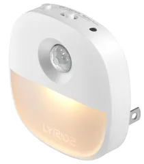 【在庫セール】LYRIDZ センサーライト 室内 足元灯 コンセント 人感・明暗センサー両立 1台2役 常夜灯 150ルーメン明るさ調整 フットライト LED足元ライト 省エネ 電球色 廊下 寝室 玄関 階段 【PSE取得済・日本語取説】のサムネイル