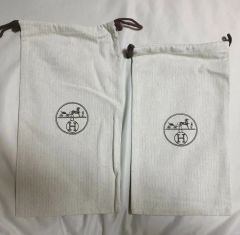 HERMES 保存袋 2枚セット 箱 リボン付き - メルカリ