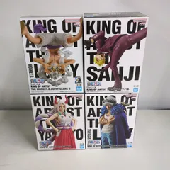 【D13319】[未開封品] ワンピース KING OF ARTIST フィギュア 4種セット ルフィ ギア5 II / サンジ / ヤマト / ロー II キングオブアーティスト まとめ売り