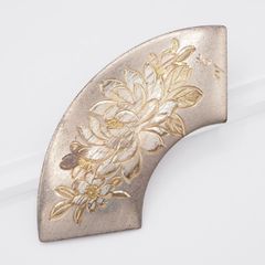アンティーク 金工 扇面 帯留 M4 金属工芸 彫金 着物 浴衣 素銅 - メルカリ