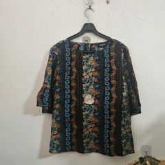 レディース ✨未使用級 エボニー フラワーレースフレアシャツ エボニー 