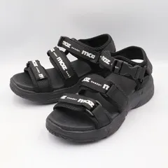 モズ moz MZ220 厚底スポーツサンダル レディース ブラック アイボリー 新品のサムネイル
