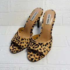 STEVE MADDEN レオパード ミュール サンダル ハイヒール レディースのサムネイル
