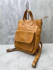 美品】アルティジャーノ 馬革 本革シュリンクレザー リュック 日本製