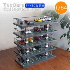 1/64 駐車場 ミニカー ジオラマ 模型 ガレージ jX8 - メルカリ