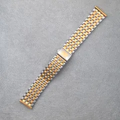 OMEGA ビンテージ ステンレス 純正ベルト メンズ コンビ 18mmのサムネイル