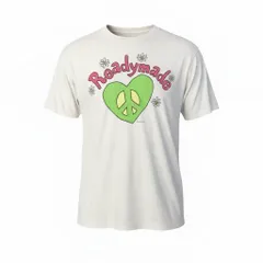 15c3 【新品保管品】READYMADE レディメイド 24SS THIS IS MY T グラフィックTシャツ 半袖Tシャツ トップス RM-P01-0000-073 Mサイズ アイボリー コットン100％ メンズ 男性用o07tのサムネイル