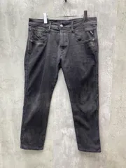 REPLAY リプレイ スリム ANBASS Hyperflex リサイクル360°ストレッチ デニムパンツ size34/ブラック ■◇ メンズのサムネイル