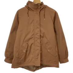 【中古】　UNITED ARROWS　ナイロンジャンパー　フルジップ　フード　無地　古着　/2411のサムネイル