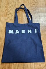 マルニ ロゴプリント コットンキャンバス トートバッグ 新品未使用