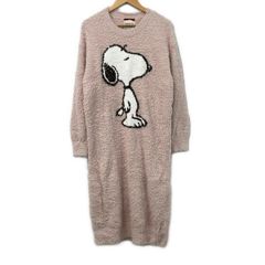 ジェラートピケ【PEANUTS】ジェラートジャガードドレス レッド 限定 