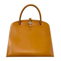 美品】 エルメス ダルヴィMM ゴールド ハンドバッグ ブラウン トート