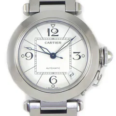 カルティエ Cartier 腕時計 パシャC W31074M7 ホワイト文字盤 デイト 夜光インデックス 夜光針 SS 自動巻き 【箱・保付き】 【中古】のサムネイル