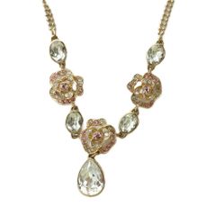 美品】Grosse T.FLOWER クローバーネックレス ゴールド華奢高級感 