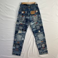 Levi's 503 リメイク パッチワークデニム カスタム y2k グランジ