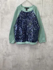 MARC BY MARC JACOBS マークバイマークジェイコブス フロントスパンコール 長袖 ニット セーター sizeL/ミントグリーン ■◇ レディースのサムネイル