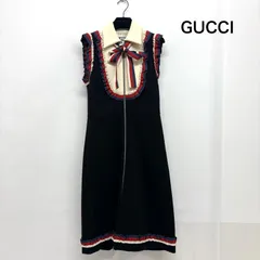 グッチ ワンピース トリコロール カラーリボン リボン ノースリーブ 501481-X7A97 レディース S ISItems【USED】【古着】【中古】50160749のサムネイル