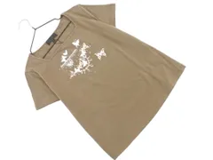 新品 Reflect リフレクト プリント スクエアネック 半袖 Tシャツ size40/カーキ ■◆ レディースのサムネイル