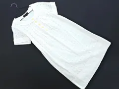 UNTITLED アンタイトル カットワーク チュニック ワンピース size2/白 ■◆ レディースのサムネイル
