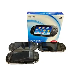 199990 動作未確認 SONY ソニー PS Vita PCH-1100  クリスタルブラック 3点まとめ売り