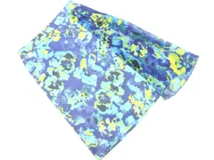自由区 花柄 プリーツ 切替 スカート size38/紺 ■◇ レディースのサムネイル