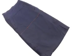 N 21 ヌメロヴェントゥーノ スリット タイト デニムスカート size40/紺 ■■ レディースのサムネイル