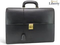 【美品】ロエベ LOEWE アナグラム ビジネスバッグ ブリーフケース 書類カバン ブラック レザーのサムネイル