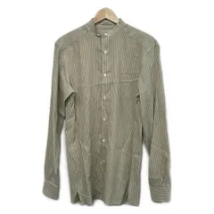 ZEGNA/Ermenegildo Zegna(ゼニア/エルメネジルド ゼニア) 長袖シャツ サイズS メンズ美品  - グレーベージュ×白 ストライプのサムネイル
