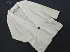 MICHEL KLEIN ミッシェルクラン ７分袖 テーラード ジャケット size38/ライトベージュ ■◇ レディースのサムネイル
