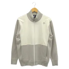 【中古】DESCENTE ジップアップセーター M グレー デサント[92]のサムネイル
