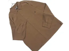 KANGOL カンゴール ポケット シャツ sizeL/茶 ■◇ レディースのサムネイル