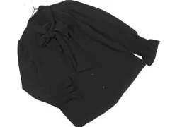 MISCH MASCH ミッシュマッシュ ボウタイ ブラウス シャツ sizeM/黒 ■◇ レディースのサムネイル