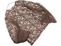 Unaca アナカ ベルスリーブ 総レース ブラウス シャツ size38/茶 ■◇ レディースのサムネイル