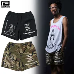 【reversal/リバーサル】ハーフパンツ ナイロンショーツ/MULTI LOGO NYLON SHORTS rv25ss504｜ストリート スケーター 格闘技 スポーティ トレーニング フィットネスのサムネイル