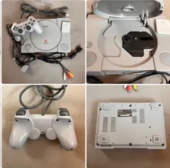 ジャンク品 SONY PlayStation (PS1) SCPH-7000 メモリーカード、AVケーブル、電源コードのサムネイル