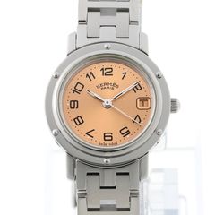 482 稼動 HERMES 時計 クリッパー 箱付き CL4.210 保証書付き - メルカリ