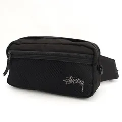 STUSSY / ステューシー ◆Stock Side Bag/ボディバッグ/ロゴ/ブラック 134173001 【バッグ/BAG/鞄/カバン】 メンズファッション【中古】 