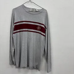 Y866 Polo Jeans Co. Ralph Laulen M グレー ポロジーンズ ロングスリーブ長袖 クルーネック オーバーサイズ 古着卸 アメリカ仕入