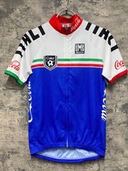 M【希少】Santini製ビアンキ MOTOREX サイクルジャージ イタリア製