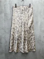 新品 Calvin Klein カルバンクライン 花柄 ロング スカート sizeS/ベージュ ■◆◎レディースのサムネイル