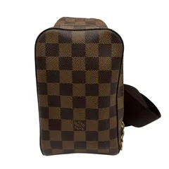 ルイ・ヴィトン LOUIS VUITTON ジェロニモス N51994 ブラウン ダミエ/レザー メンズ ボディバッグのサムネイル
