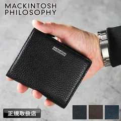 新品 マッキントッシュ フィロソフィー 財布 二つ折り財布 メンズ MACKINTOSH PHILOSOPHY 二つ折り 折財布 ハーフウォレット 革 札入れ 小銭入れ グレングラント 牛革 ウォレット 革小物 ブランド レディース 正規品 MAPW00521のサムネイル